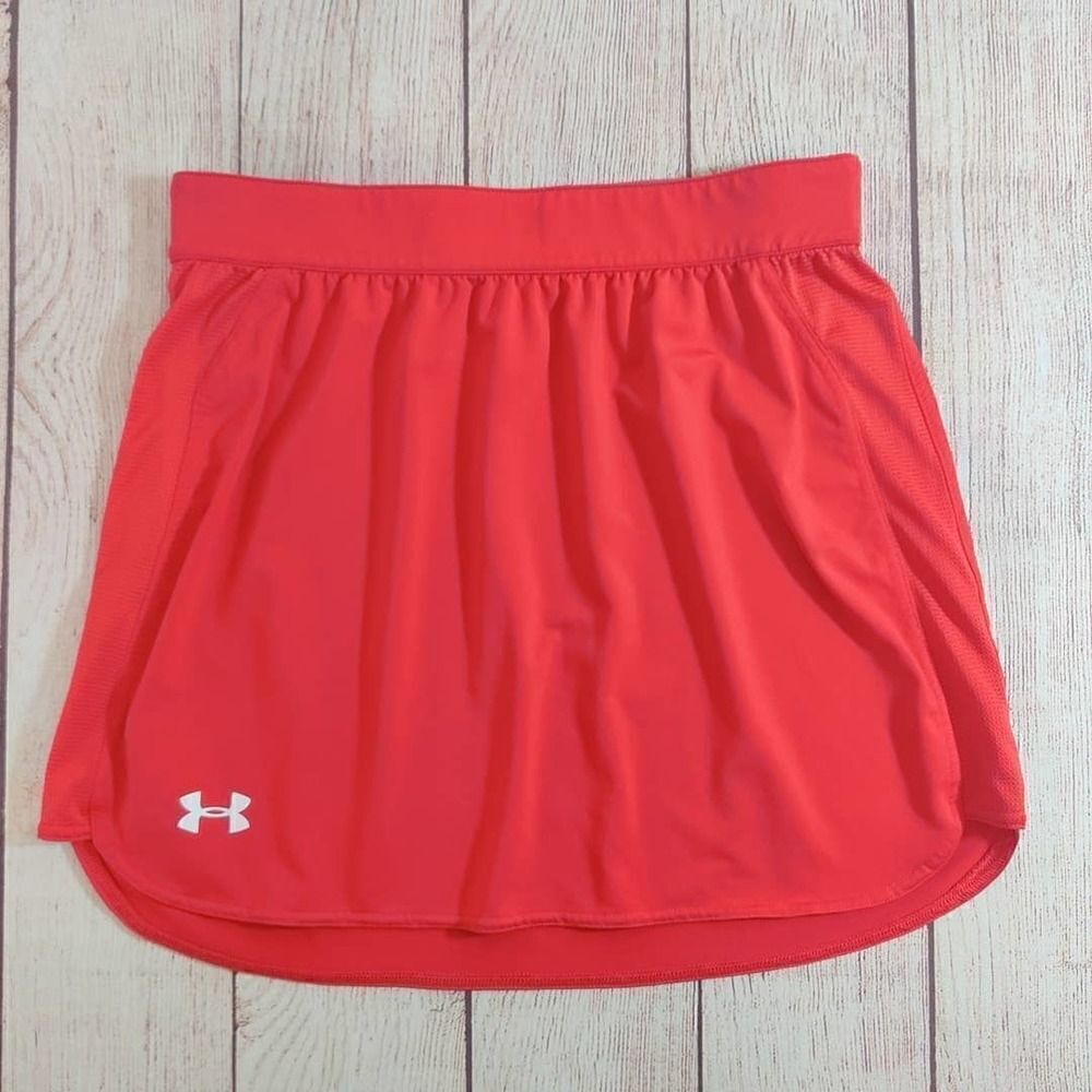 Under Armour Red Team Athletic Skirt Style 1294511 sz S